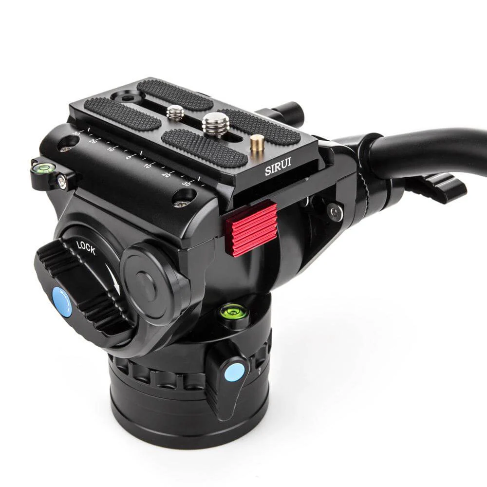 SIRUI P-326SR Multifunction Carbon Monopod with VH-10X Pro Fluid Video Head - PSR Series - Image 8