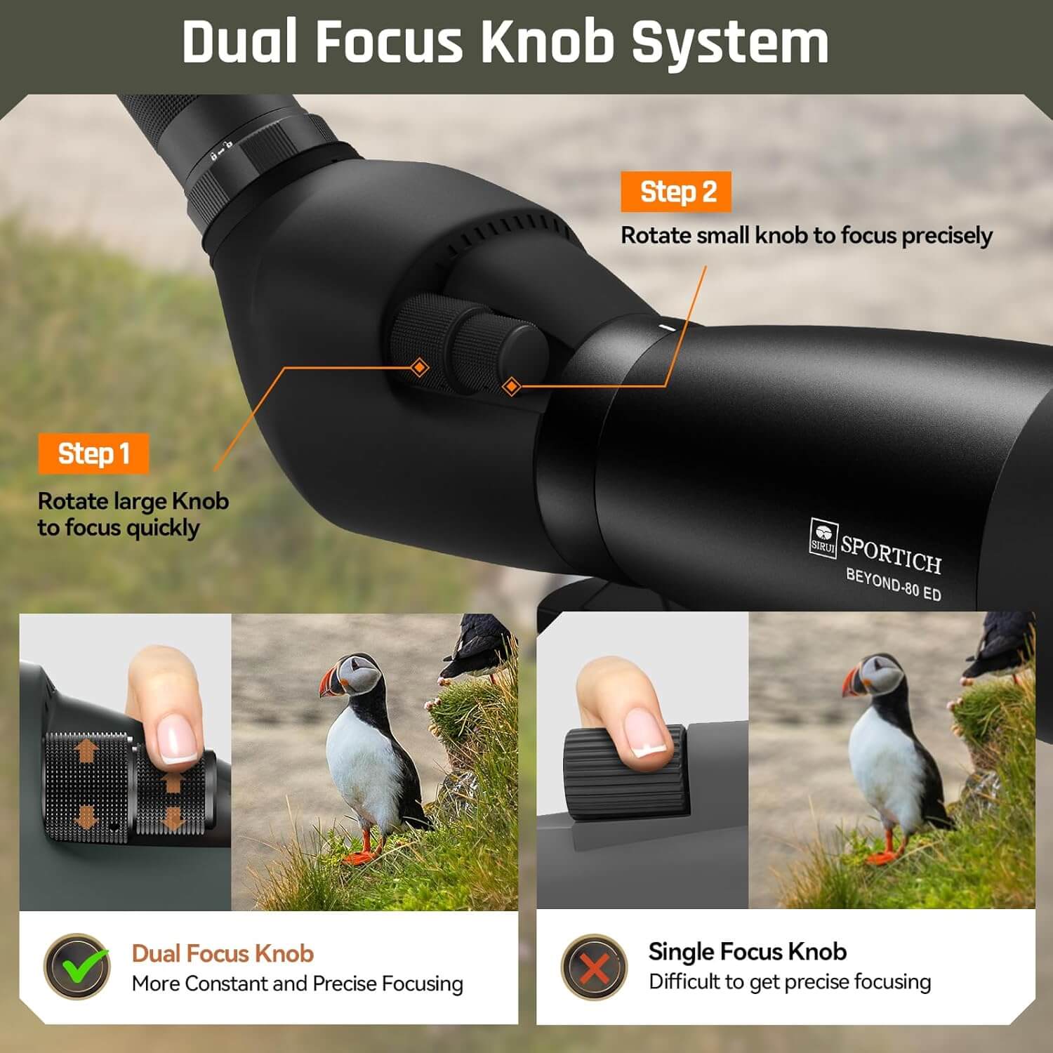 SIRUI Beyond S6080A Spotting Scopes For Hunting & Observation - Image 4