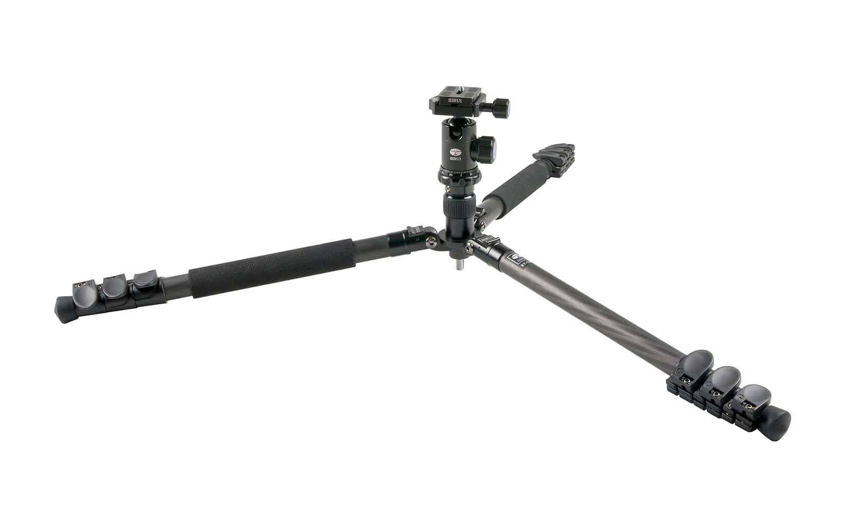 SIRUI ET1204 Carbon Fiber Tripod Kit with E-10 Ball Head - Image 4
