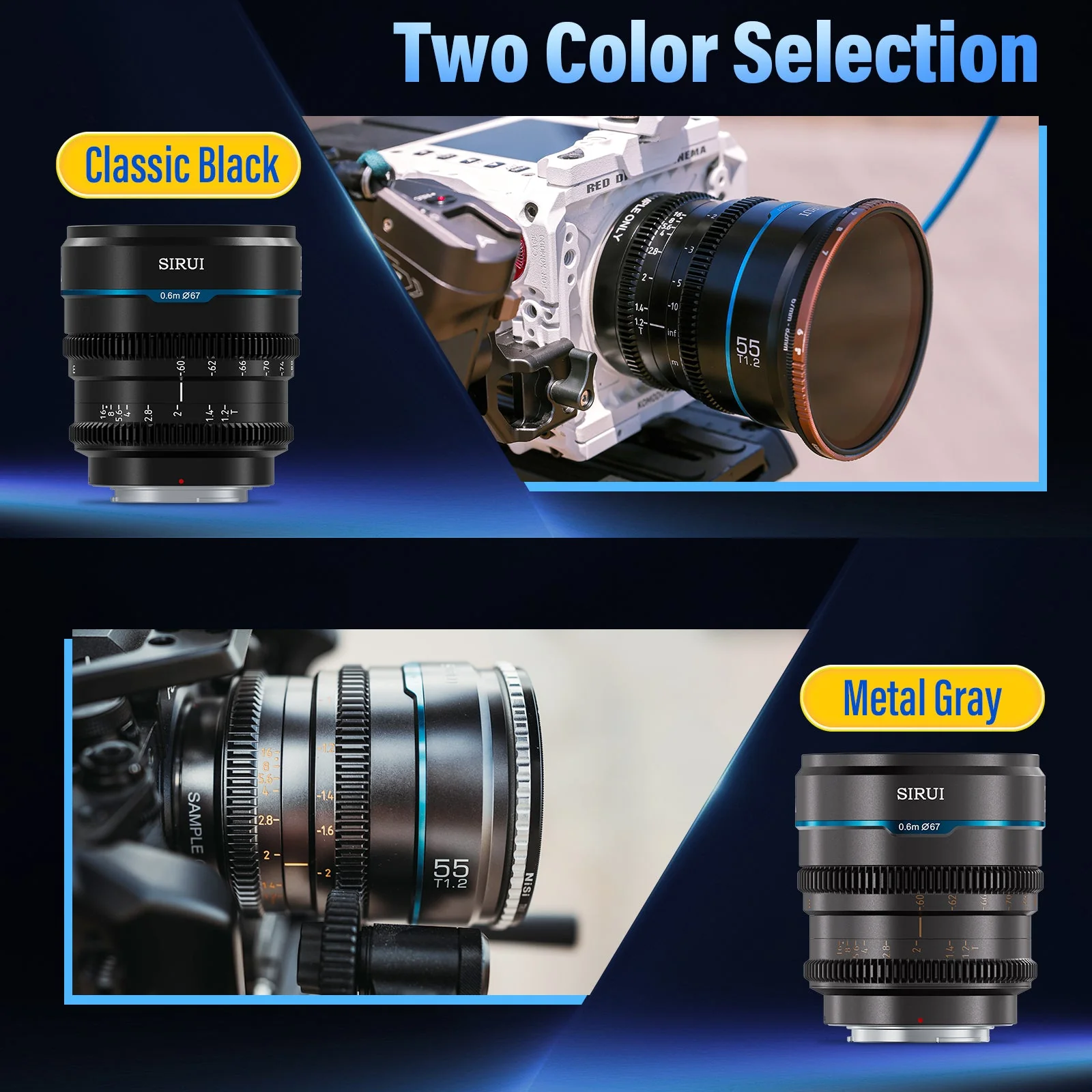 SIRUI Night Walker T1.2 S35 Frame Cine Lens Series - Image 4