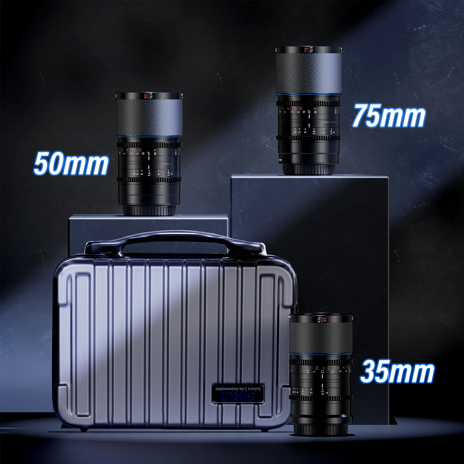 SIRUI Saturn 35/50/75mm T2.9 1.6x Full-Frame Carbon Fiber Anamorphic Lens - Image 10