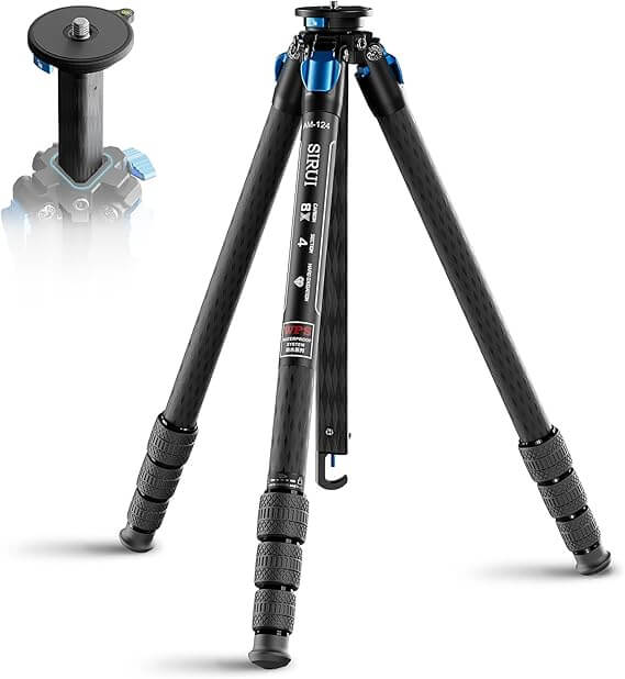 SIRUI AM-124 Carbon Fiber Tripod with AM-5VX Fluid Head - Image 9