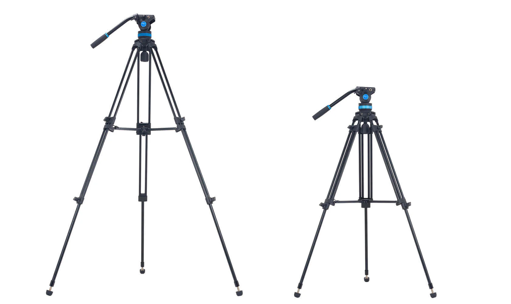 SIRUI AM-15S Aluminum Video Tripod with 360 Degree Fluid Head - Image 3