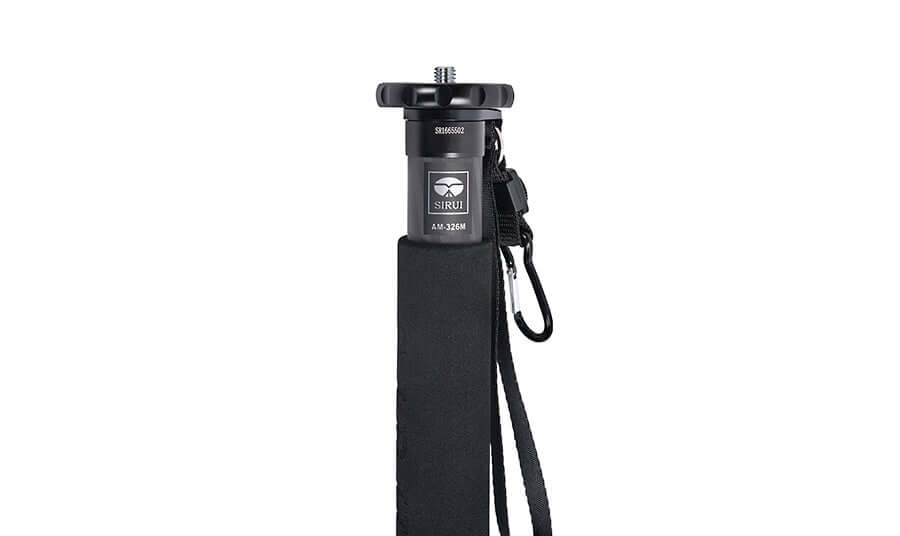 SIRUI AM-326M Carbon Fibre Monopod with Carabiner and Compass - Image 3