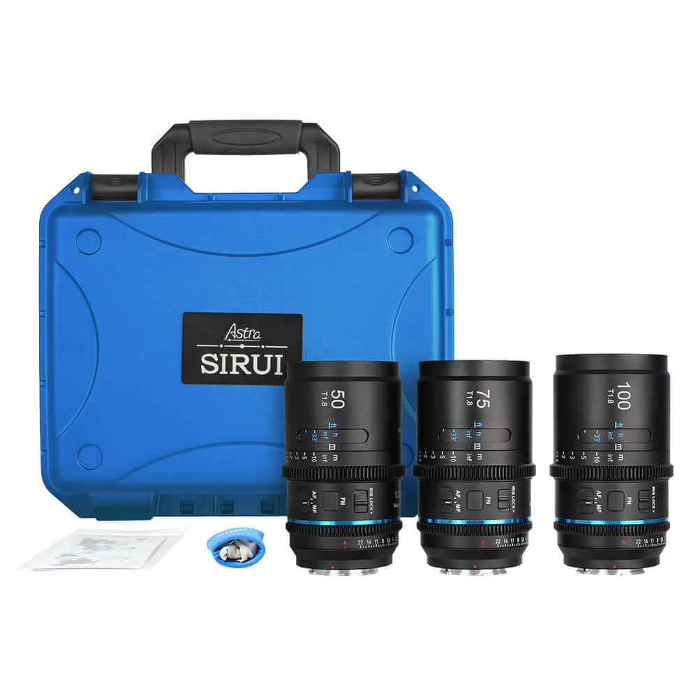 SIRUI Astra 50/75/100mm T1.8 1.33x Full-Frame Autofocus Anamorphic Cine Lens - Image 5