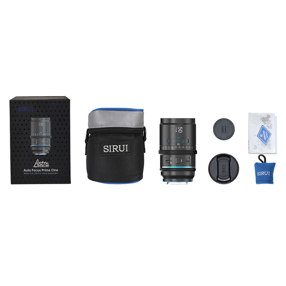 SIRUI Astra 50/75/100mm T1.8 1.33x Full-Frame Autofocus Anamorphic Cine Lens - Image 6