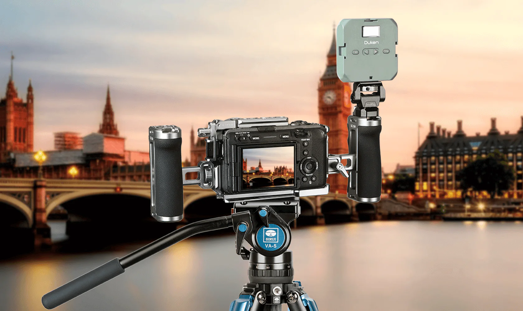 SIRUI Camera Cage Side Handle SC-SH with NATO and ARRI Installation Options - Image 2