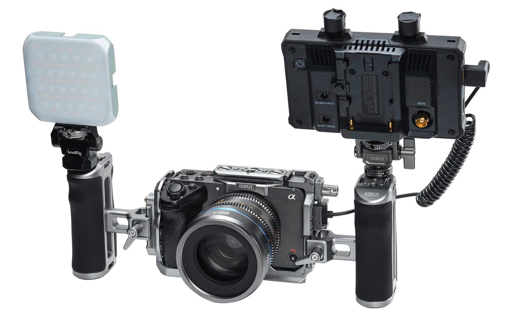 SIRUI Camera Cage Side Handle SC-SH with NATO and ARRI Installation Options - Image 3