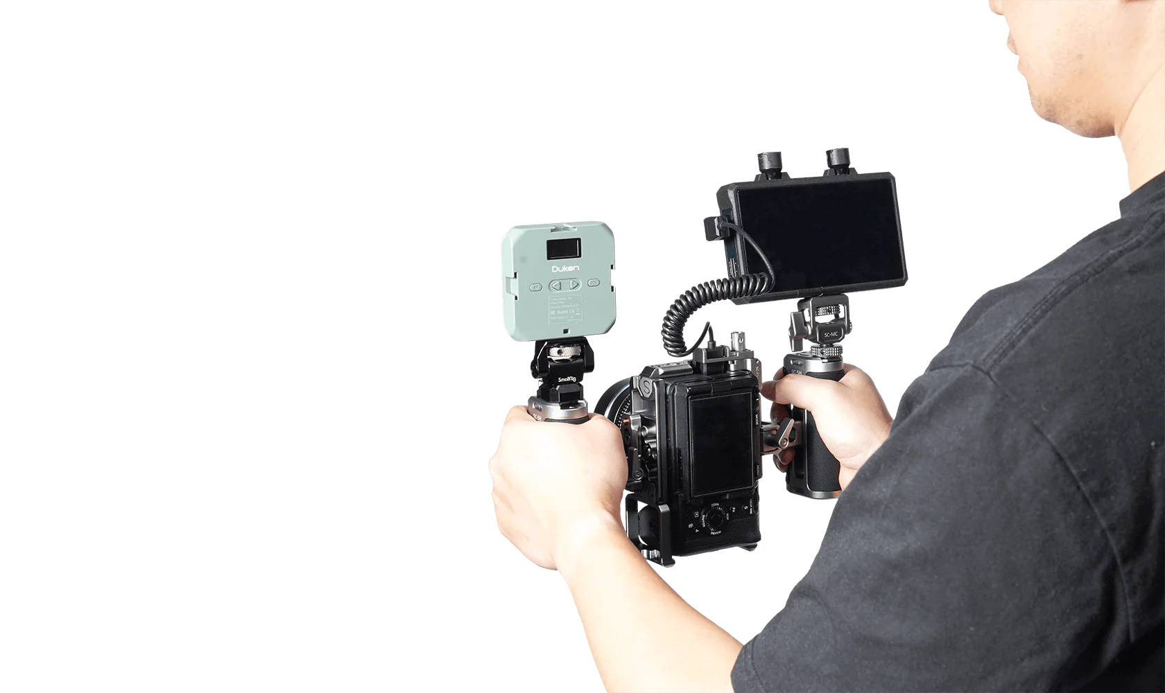 SIRUI Camera Cage Side Handle SC-SH with NATO and ARRI Installation Options - Image 6