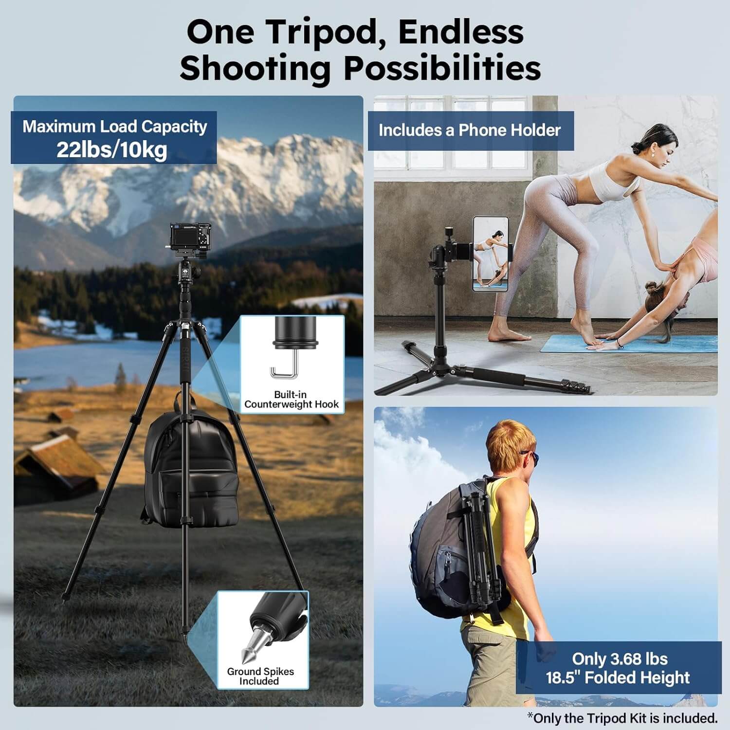 SIRUI Camera Tripod & Monopod Stand APT-02 - Image 2