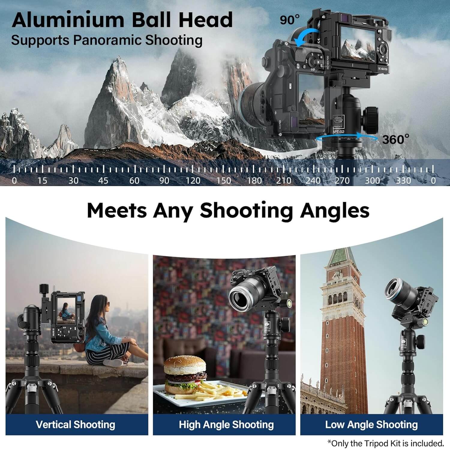 SIRUI Camera Tripod & Monopod Stand APT-02 - Image 6