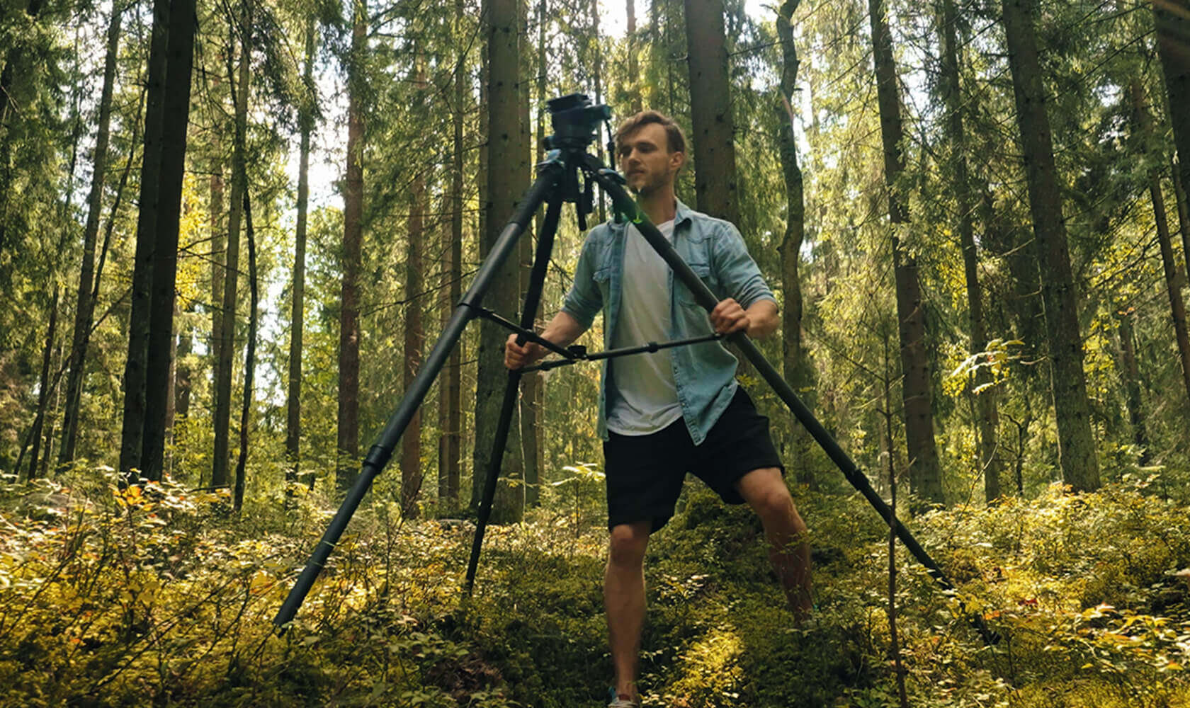 SIRUI SVT75 One-Step Height Adjustment Video Tripod - Image 10