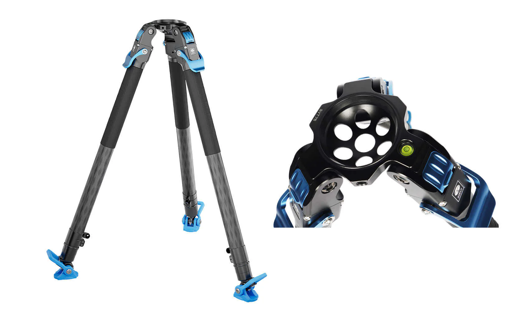 SIRUI SVT75 One-Step Height Adjustment Video Tripod - Image 16