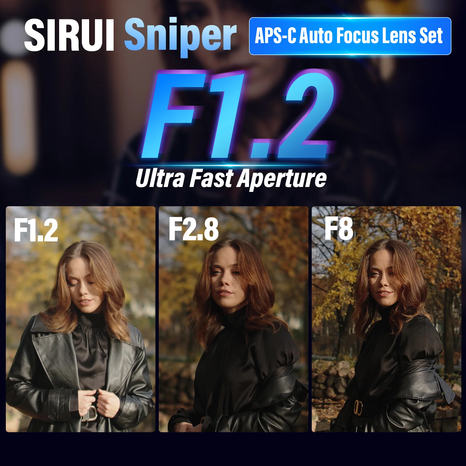SIRUI Sniper 16/23/33/56/75mm F1.2 APS-C Frame Autofocus Lens - Image 5