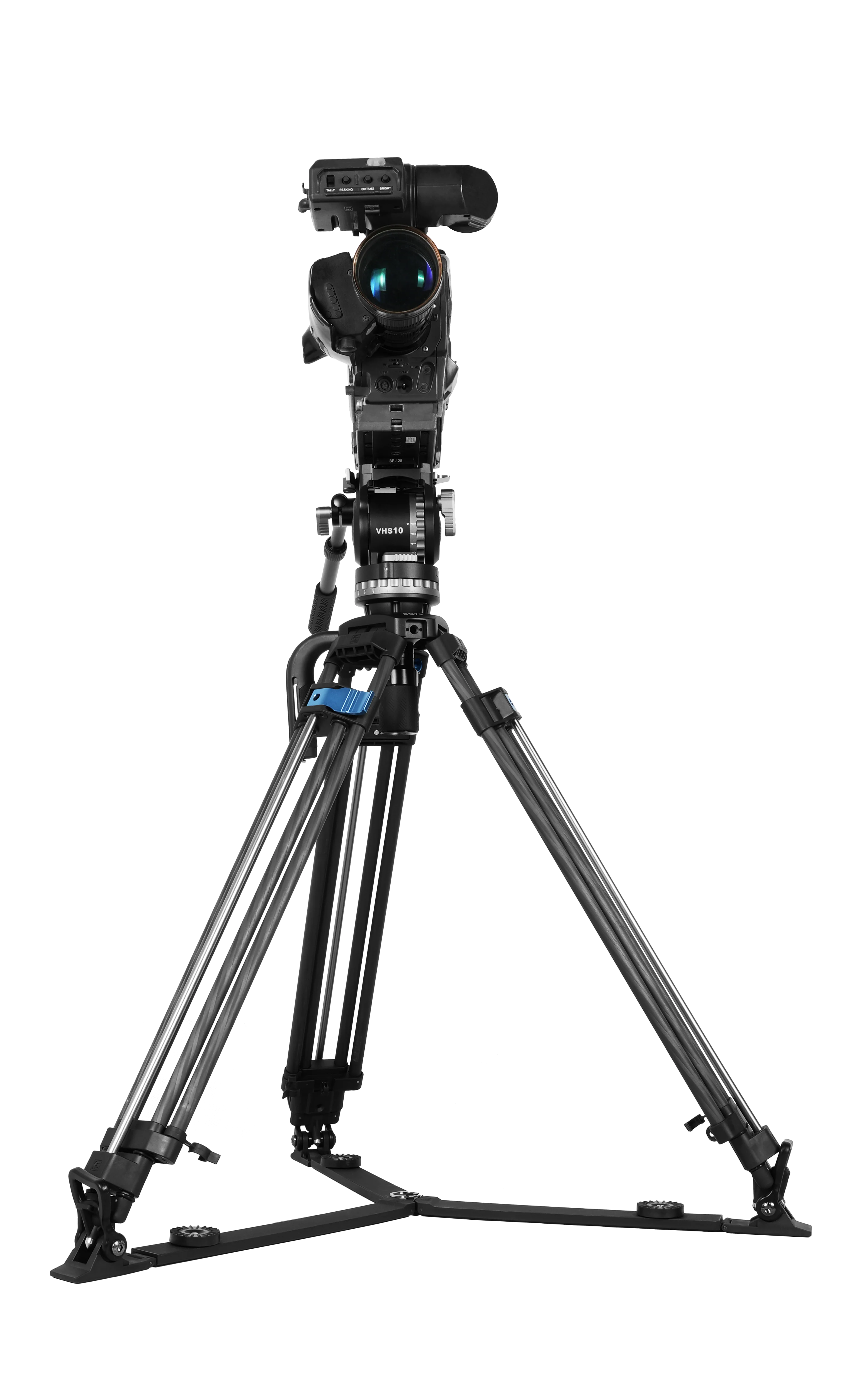 SIRUI SQ75 Rapid System Heavy Duty Carbon Fiber Video Tripod Kit With VHS-10 Professional Fluid Head - Image 10