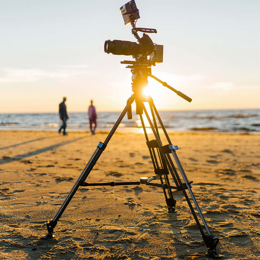 SIRUI SQ75 Rapid System Heavy Duty Carbon Fiber Video Tripod Kit With VHS-10 Professional Fluid Head - Image 14