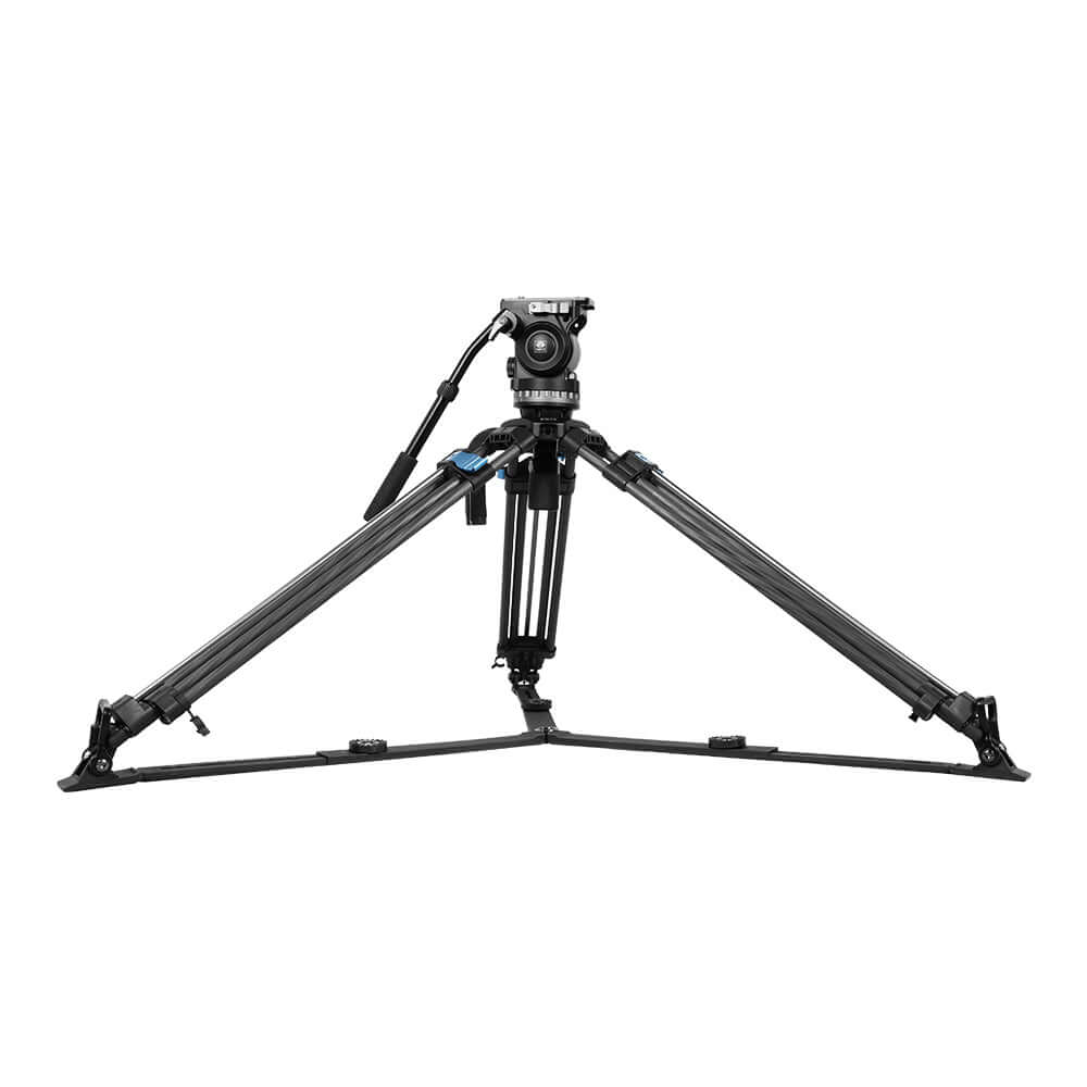 SIRUI SQ75 Rapid System Heavy Duty Carbon Fiber Video Tripod Kit With VHS-10 Professional Fluid Head - Image 4