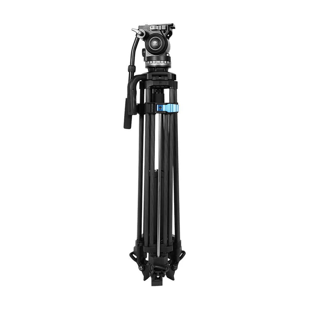 SIRUI SQ75 Rapid System Heavy Duty Carbon Fiber Video Tripod Kit With VHS-10 Professional Fluid Head - Image 5