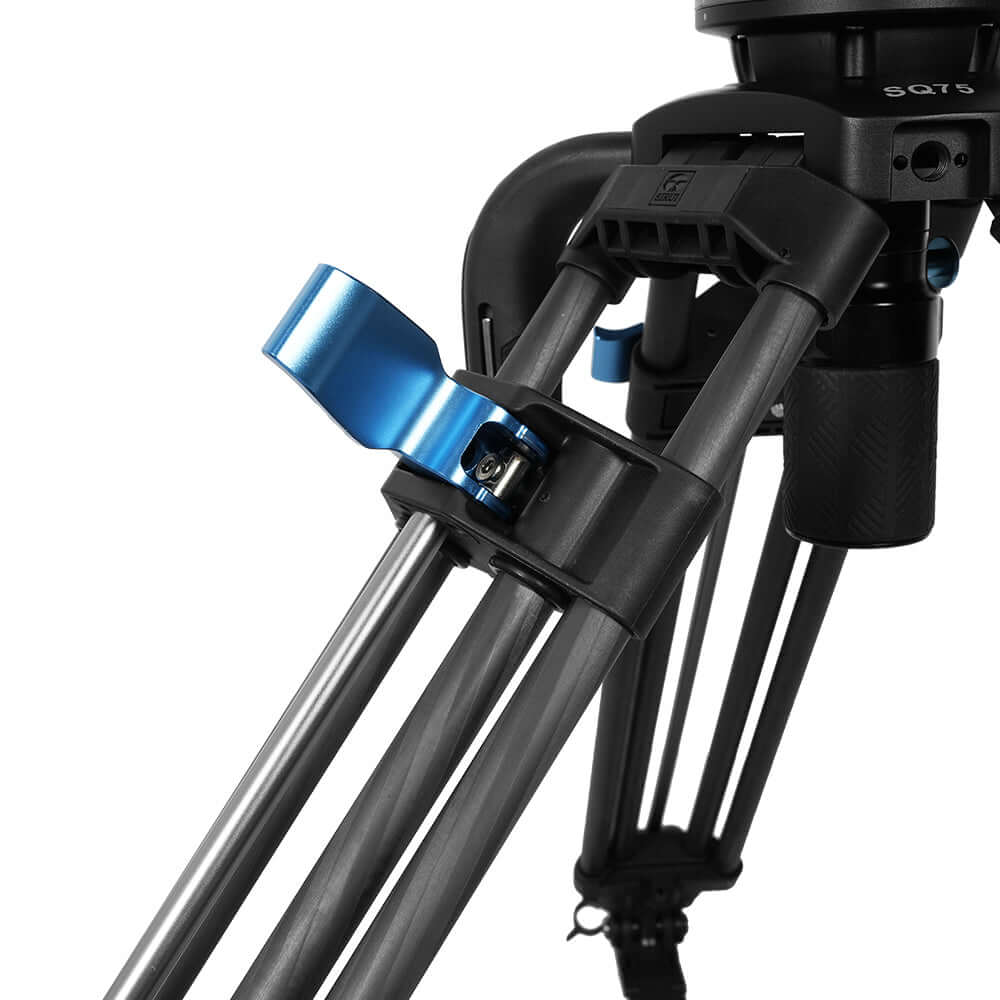 SIRUI SQ75 Rapid System Heavy Duty Carbon Fiber Video Tripod Kit With VHS-10 Professional Fluid Head - Image 8