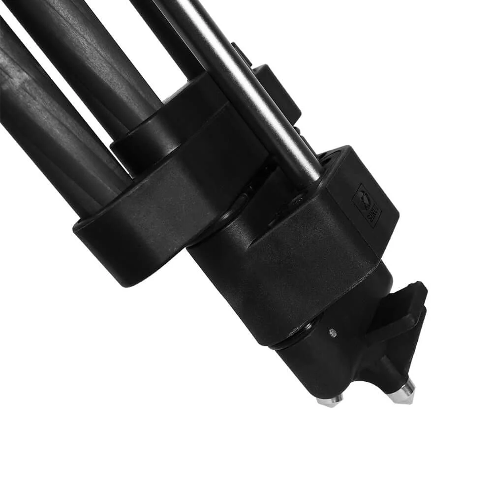 SIRUI SQ75 Rapid System Heavy Duty Carbon Fiber Video Tripod Kit With VHS-10 Professional Fluid Head - Image 9