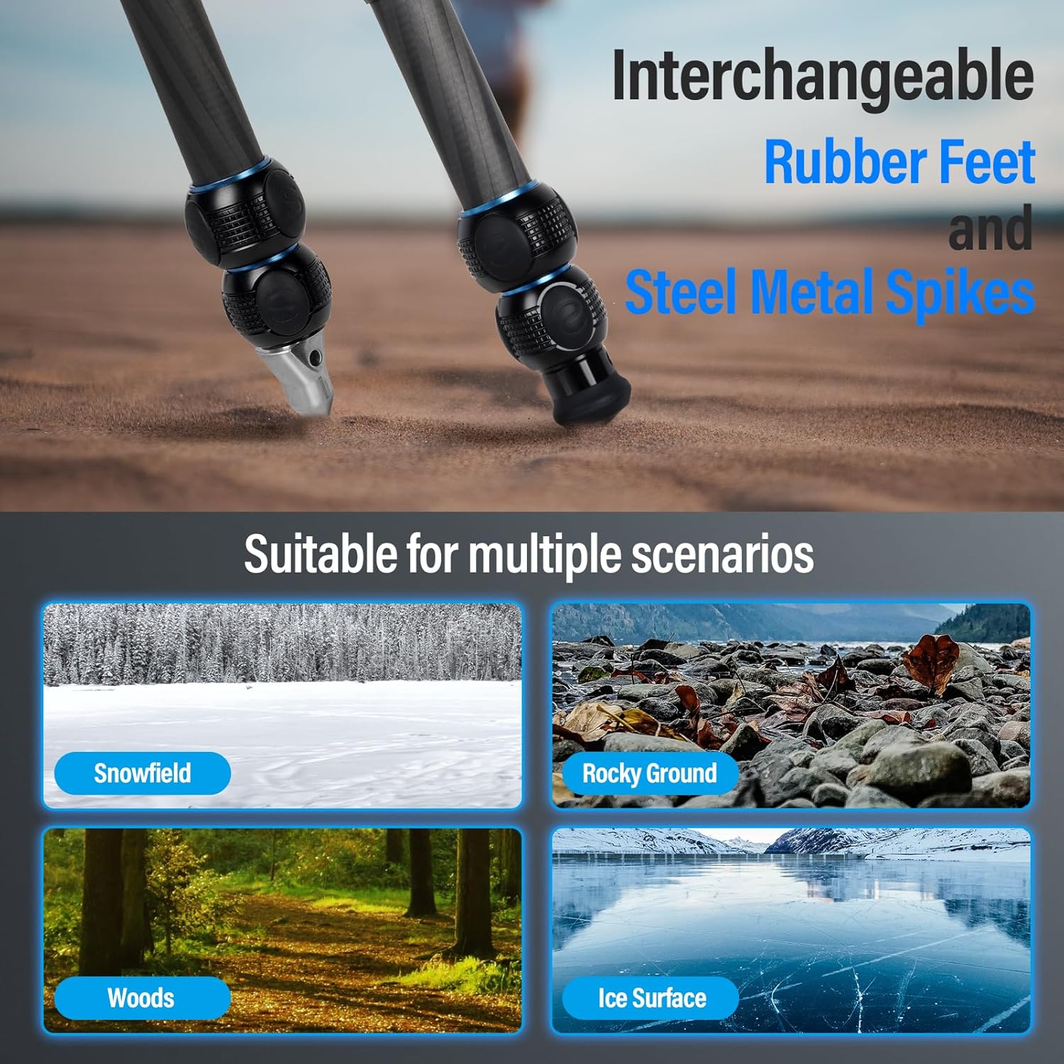 SIRUI Steel Series Tripods AM-223L Horizontally Adjustable Tripods - Image 6