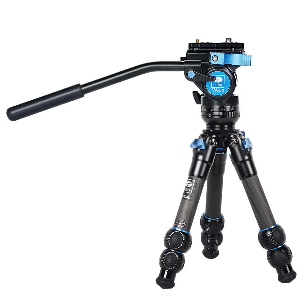 SIRUI Steel Series Video Fluid Tripods Kit AM-223L+VA-5X - Image 3