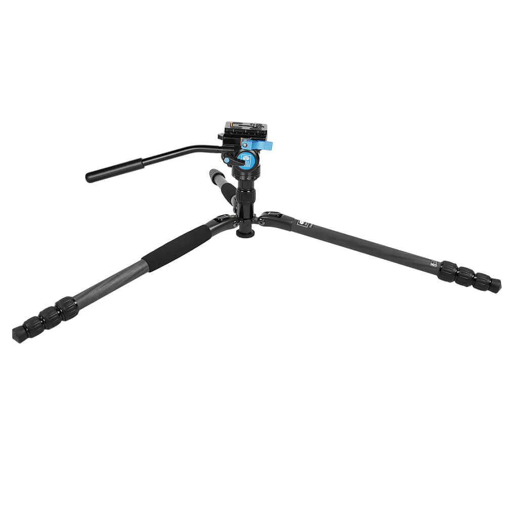 SIRUI T-024SK Carbon Fiber Tripod with VA-5X Compact Fluid Video Head (Only US) - Image 10